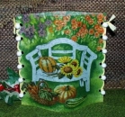 Lantern made of laminated motif for tealight - Gartenbank