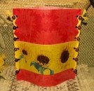 Folienwindlicht für Teelicht – Sonnenblumen