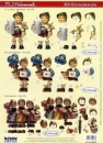 Hummel 3D-Stanzbogen – Für‘s Väterle - Rettichbub / Die gute Nachricht / Gratulantentrio