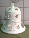 Glocken-Windlicht – 20 cm hoch – Schrühware