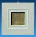 Holz - Bilderrahmen - zum Selbstgestalten - Serviettentechnik - 20,7 x 20,7 cm