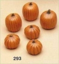 RIVERVIEW-Gießform - neu - Kürbisse in 6er-Set – 2,5 bis 3,8 cm Durchmesser – USA