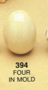 Eier zum Aufhängen im 4er-Set – ca. 5,8 cm – Schrühware