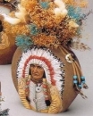 RIVERVIEW-Gießform – neu – Indianervase – Häuptling – USA