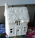 SCIOTO-​Fachwerkdorf – Cratchit House – 14 cm hoch – Schrühware