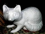 Waschbär – laufend – 20 cm lang – Schrühware