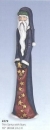 Bleistift - Weihnachtsmann mit Sternen – groß - 40 cm hoch - Schrühware