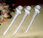 Eiszapfen - Schneemänner - Set – 20 cm hoch - Schrühware