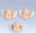 SCIOTO-Gießform - neu – Putten-Ornamente im 3er-Set – je 10,2 cm – USA