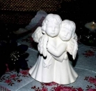 SCIOTO-Gießform – neu – Engelpaar mit Stern - 11 cm hoch - USA