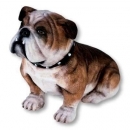 Hund - Bulldogge – 19,5 cm - Schrühware