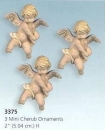 SCIOTO-Gießform - neu – Putten-Ornamente 3er-Satz – je 5 cm – USA