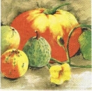 s0233 -Kürbisse - Servietten - Packung - 20 Stück - 7 x Lager