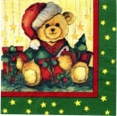 s0444 – Weihnachtsteddy - Packung - 40 Stück