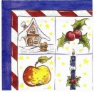 s1011 - 16 x Weihnachten - Servietten - Packung - 20 Stück