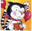 s1254 - Kater Felix - Napkins - Package - 20 pcs.