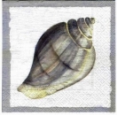 s1800 - Shell - Taubenblau/grau - Servietten - Packung - 20 Stück