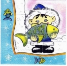 s2375 - Eskimos - VIELSEIDIG - Servietten - Packung - 20 Stück