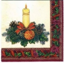 s2566 - Decorated Frame - red - Servietten - Packung - 20 Stück