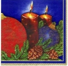 s2617- Christmas Decoration - blue - Servietten - Packung - 20 Stück