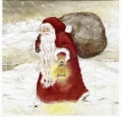 s2655 - Weihnachtsmann – Servietten - Packung - 20 Stück – von Mona Svaerd