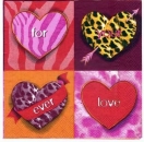 s3013 - For your ever Love - Servietten - Packung - 20 Stück