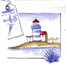 s3080 - Leuchtturm - Servietten - Packung - 20 Stück