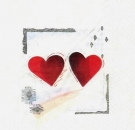 s3262 – Herzen – Liebe - Servietten – Packung – 20 Stück