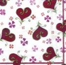 s3471 - Masaki Hearts - Ivory - Packung - 20 Stück.
