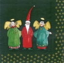 s3485 - Christmas Gang - green - Servietten - Packung - 20 Stück