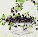 s3594 - Brombeere von Mona Svaerd - Servietten - Packung - 20 Stück