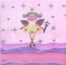 s3761 - Snow Fairy - rose - Servietten - Packung - 20 Stück