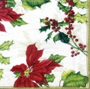 s3794 – Weihnachtsstern - Poinsettia – Servietten – Packung – 20 Stück