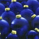 s3934 - Weihnachtskugeln - blau - Servietten - Packung - 20 Stück