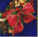 s3950 - Garland - dunkelblau - Napkins - Package - 20 pcs.