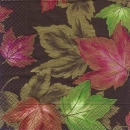 s3998 - Fall Foliage - brown - Napkins - Package - 20 pcs.
