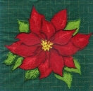 s4020 – Weihnachtsstern – grün – Servietten – Packung – 20 Stück