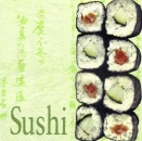 s4082 - Sushi - Servietten - Packung - 20 Stück