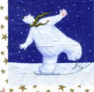 s4251 -  X-Mas Baer 4 - Servietten - Packung - 20 Stück