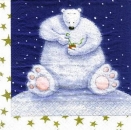 s4259 – Xmas Baer – Servietten – Packung – 20 Stück