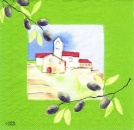 s4336 - Toscana - green - Servietten - Packung - 20 Stück