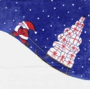 s4361 - Xmas Present - blau - Servietten - Packung - 20 Stück