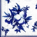 s4457 - Duke of Gloucester - white blue - Servietten - Packung - 20 Stück