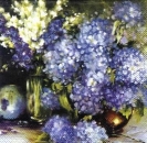 s4650 - Hortensie - Servietten - Packung - 20 Stück