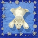 s4x0024 - Cosy Polar-Bear - Servietten - Packung - 20 Stück
