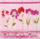 s4x0256 - Simply - Sommerblüten - Servietten - Packung - 20 Stück