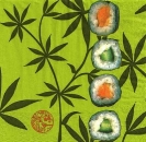 s4x1165 - Sushi - Servietten - Packung - 30 Stück