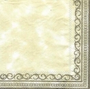 s5144 - Adagio - cream - gold - Servietten - Packung - 20 Stück