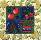 s5173 - Noel - champagner - Napkins - Package - 20 pcs.