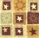 s5194 - Starlight - rot/creme - Servietten - Packung - 20 Stück